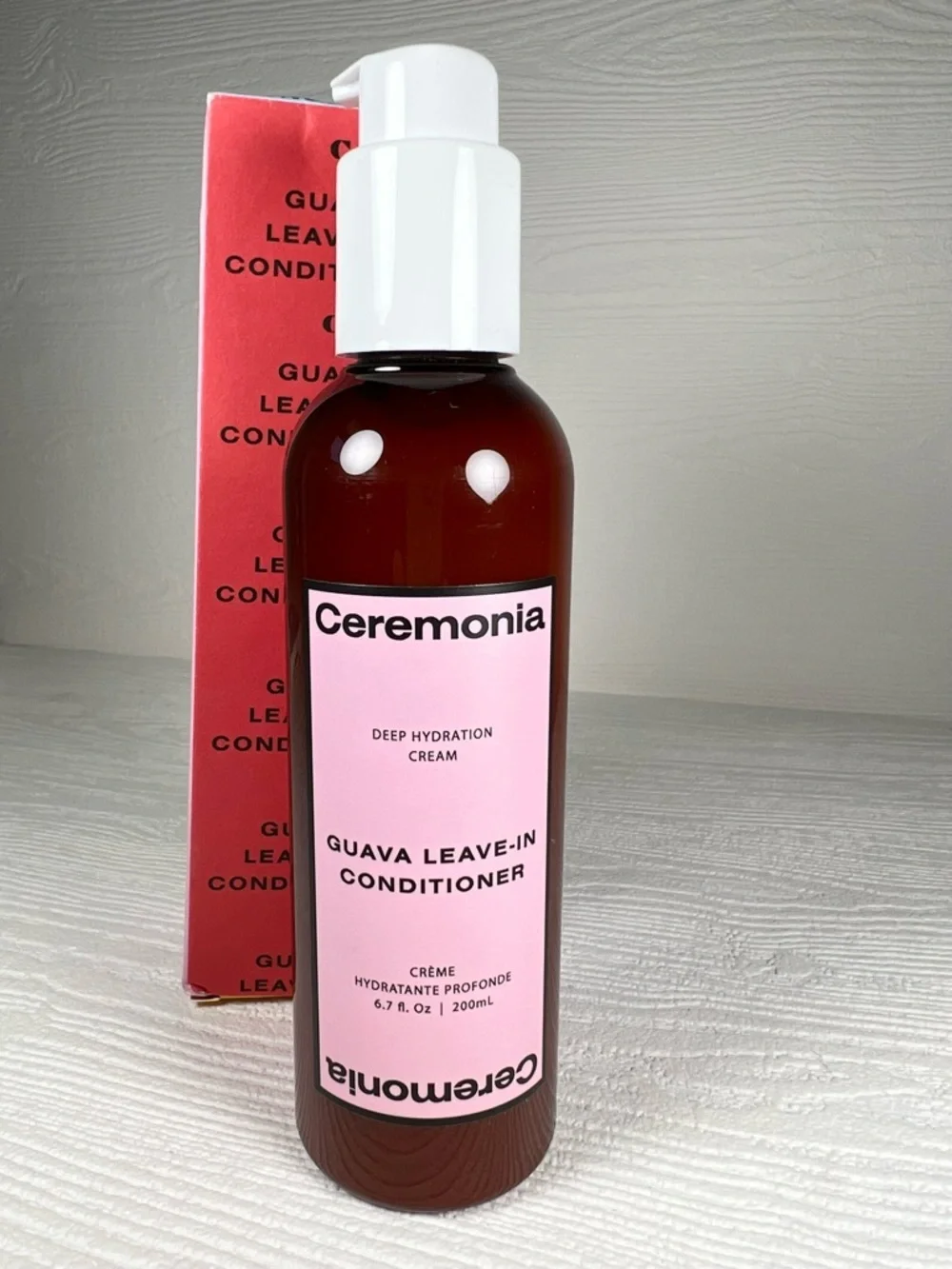 Ceremonia Guava Leave-In Conditioner for Dry & Frizzy Hair